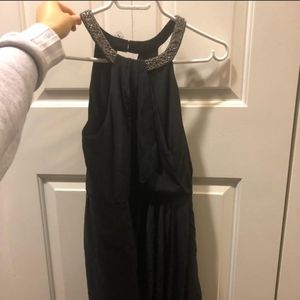 Ever new high neck jeweled dress